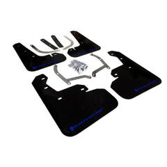 Rally Armor 17-22 Subaru Impreza Black UR Mud Flap w/ Blue Logo | MF45-UR-BLK/BL