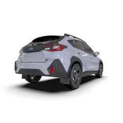 Rally Armor 2024-2025 Subaru Crosstrek UR Black Mud Flaps w/ Grey Logo | MF106-UR-BLK-GRY