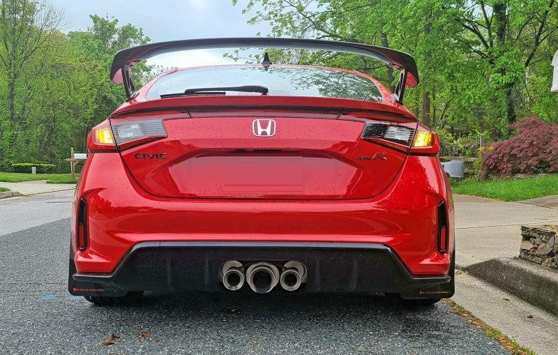 Rally Armor Black Mud Flap Grey Logo Honda Civic Type R 2023-2026 | MF97-UR-BLK-GRY