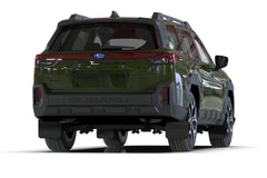 Rally Armor Black Mud Flap Metallic Black Logo Subaru Outback 2026 | MF136-UR-BLK-MBK