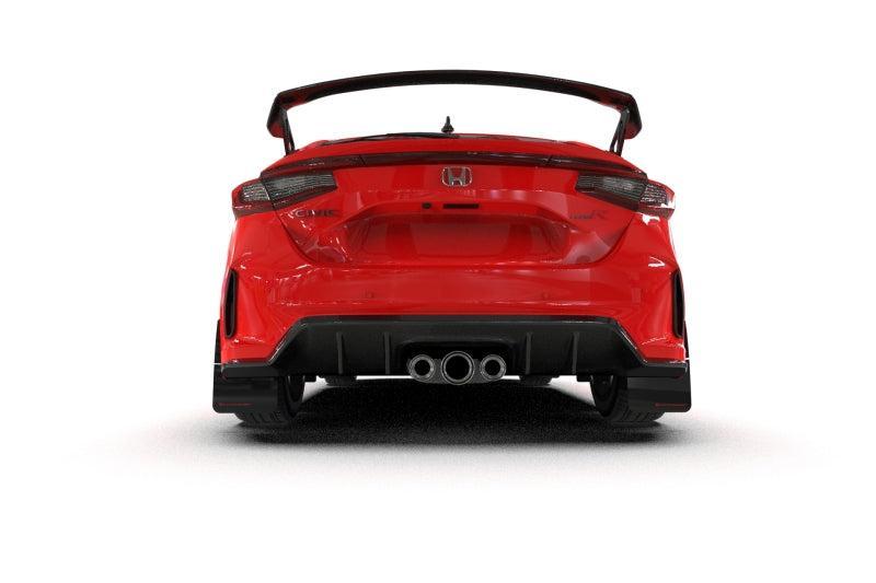 Rally Armor Black Mud Flap White Logo Honda Civic Type R 2023-2026 | MF97-UR-BLK-WH