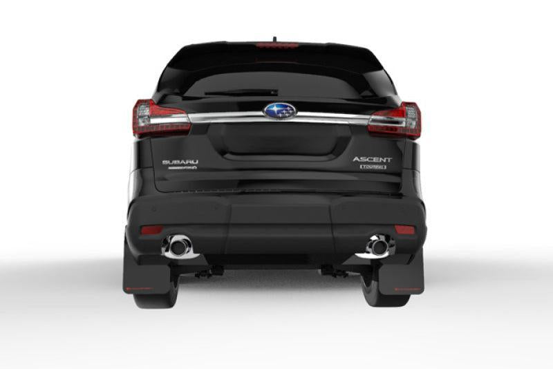 Rally Armor Black UR Mud Flap W/ Silver Logo Subaru Ascent 2019-2025 | MF49-UR-BLK/SIL