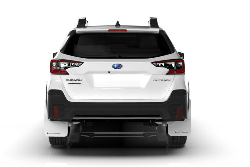 Rally Armor Black UR Mud Flap w/ Grey Logo Subaru Outback 2020-2025 | ralMF66-UR-BLK/GRY