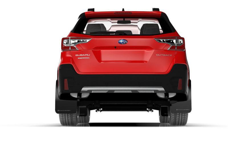 Rally Armor Black UR Mud Flap w/ Red Logo Subaru Outback 2020-2025 | ralMF66-UR-BLK/RD