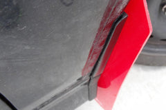 Rally Armor Black UR Mud Flap w/ White Logo 13-19 USDM Ford Fiesta ST | MF29-UR-BLK/WH