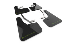 Rally Armor Black UR Mud Flap w/Green Logo 2026 Subaru Forester Wilderness | MF152-UR-BLK-AGN