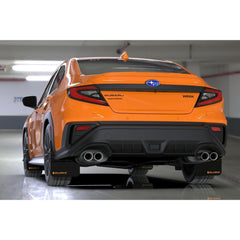Rally Armor UR Black Mud Flap w/ Altered Font Orange Logo Subaru WRX 2022-2026 | MF92-UR-BLK/OR-X
