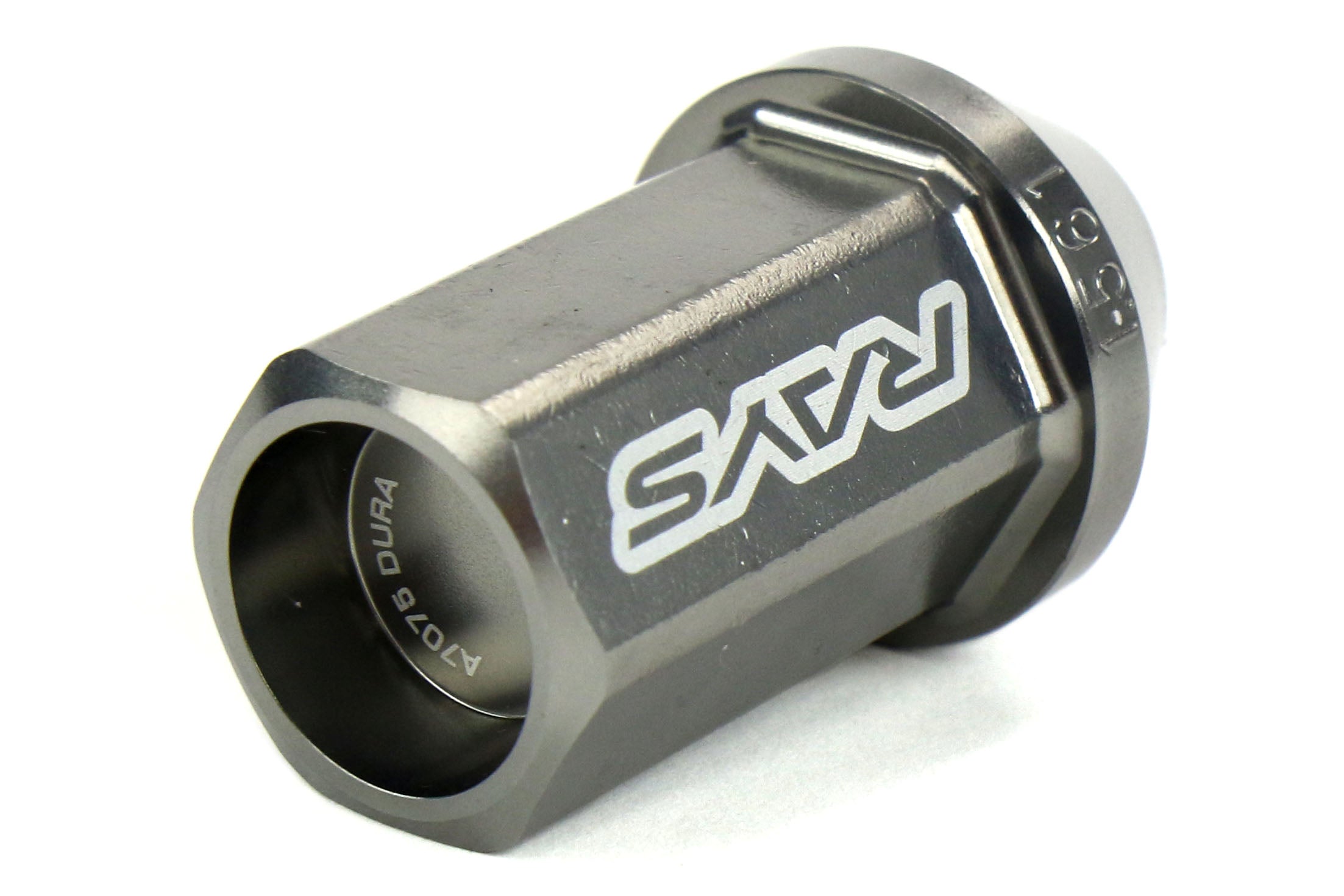 Rays Dura-Nut L42 Straight Type 12X1.25 Lug Nut Set 16 Lug 4 Lock Set Gun Metallic | WDURA4212125G