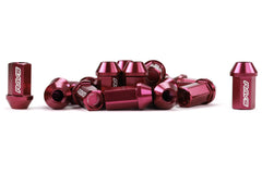 Rays Dura-Nut L42 Straight Type 12X1.25 Lug Nut Set 16 Lug 4 Lock Set Red | WDURA4212125R