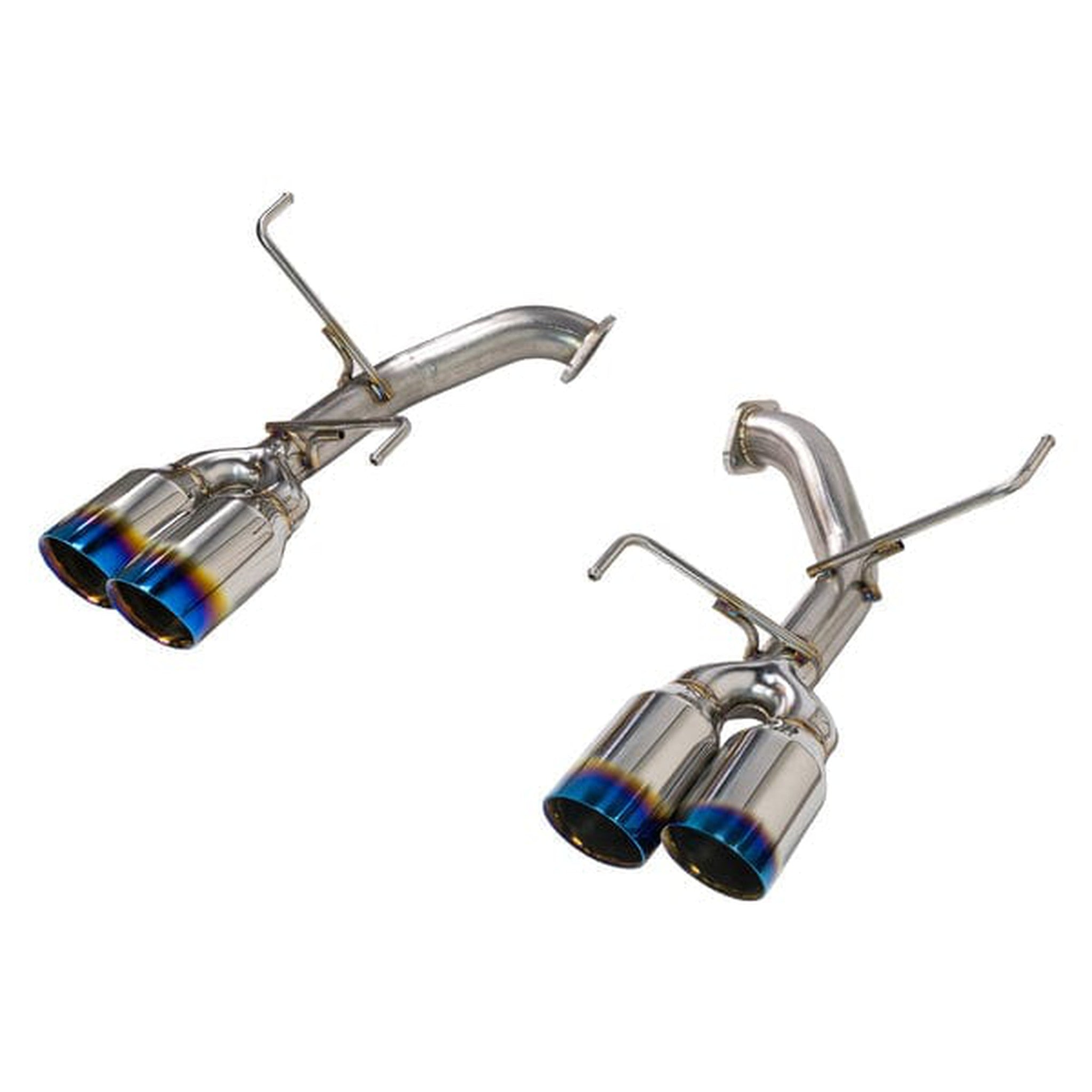 Remark 4in Burnt Stainless Double Wall Tips Axleback Exhaust Subaru WRX 2022-2026 | RO-TTVB-D4