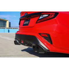 Remark 4in Stainless Single Wall Black Tips Axleback Exhaust Subaru WRX 2022-2026 | RO-TSVB-S4B