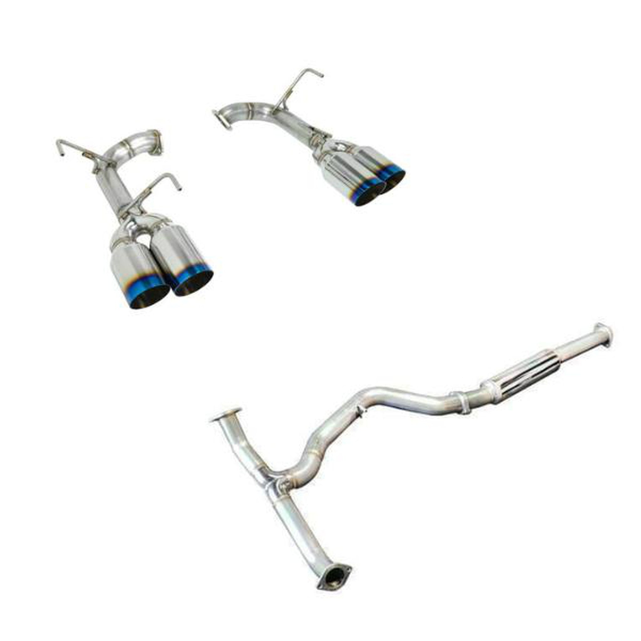 Remark Axle Back Exhaust and Midpipe Kit Subaru WRX / STI 15-21