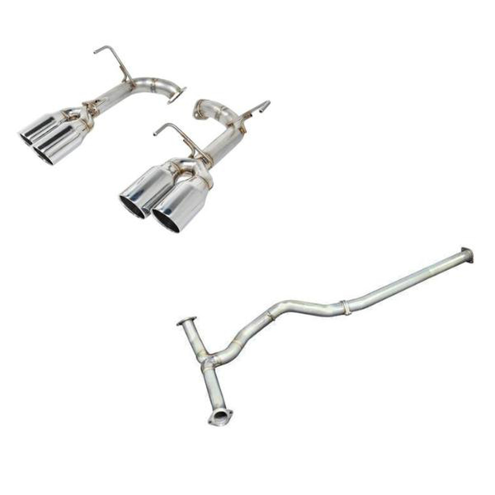 Remark Axle Back Exhaust and Midpipe Kit Subaru WRX / STI 15-21