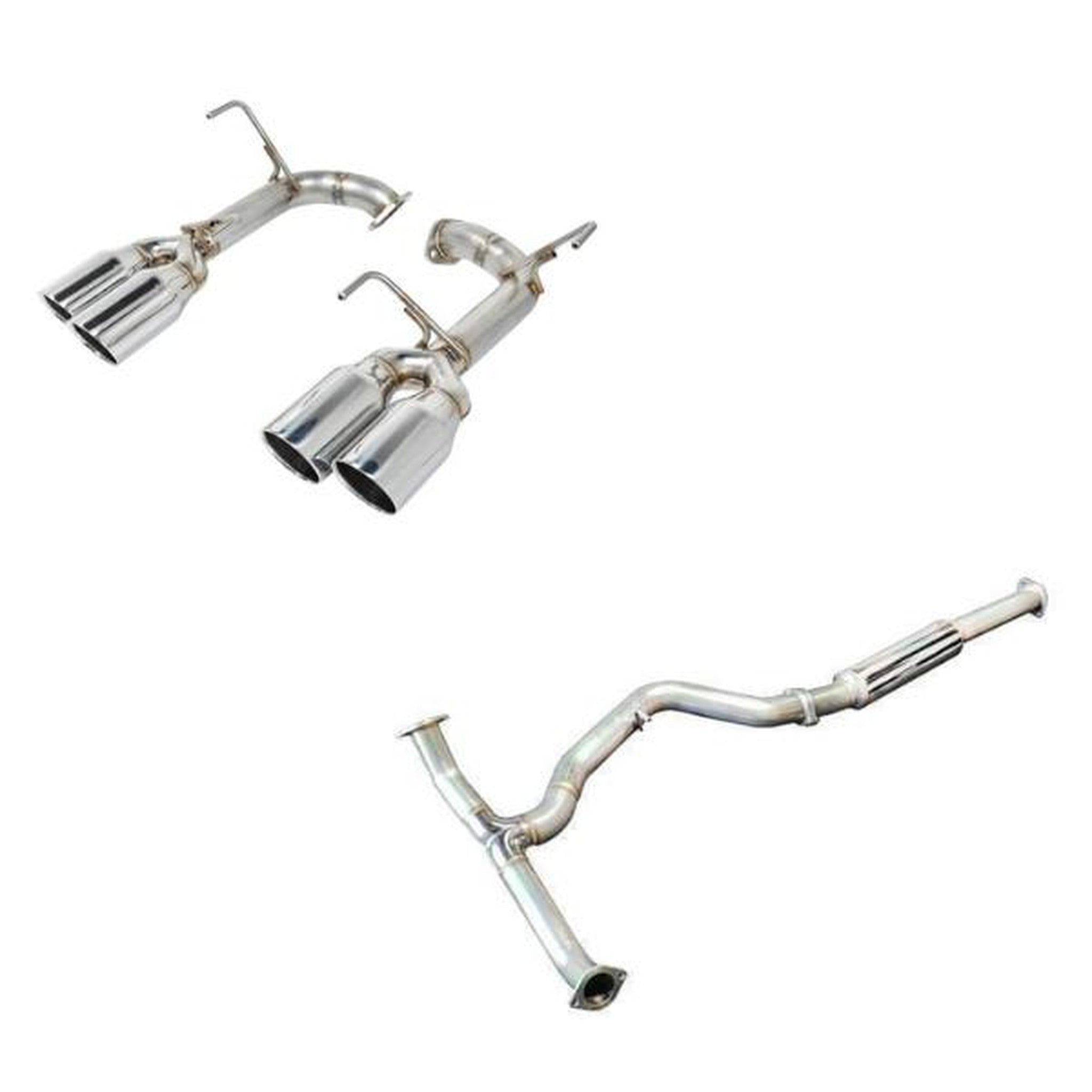 Remark Axle Back Exhaust and Midpipe Kit Subaru WRX / STI 15-21