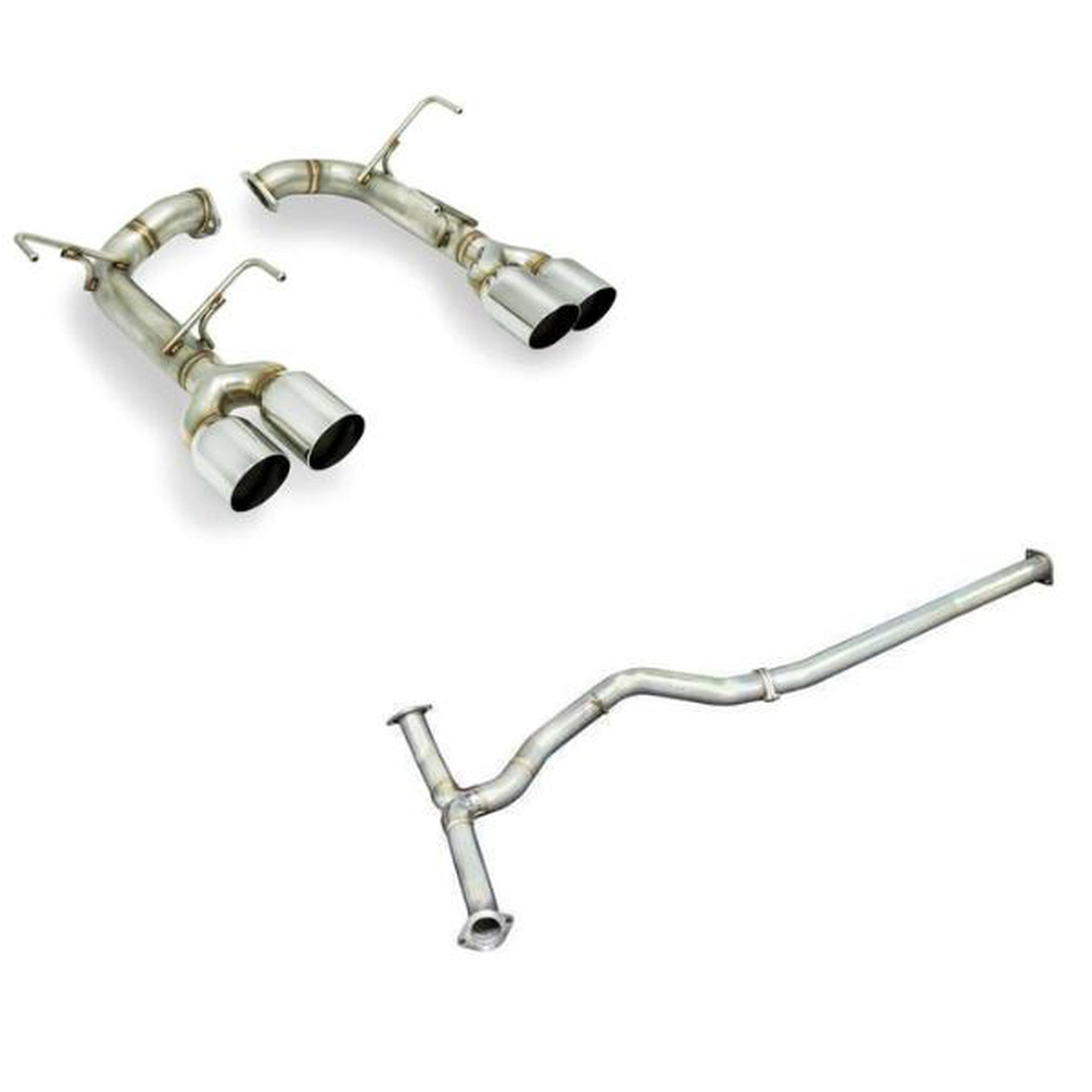 Remark Axle Back Exhaust and Midpipe Kit Subaru WRX / STI 15-21