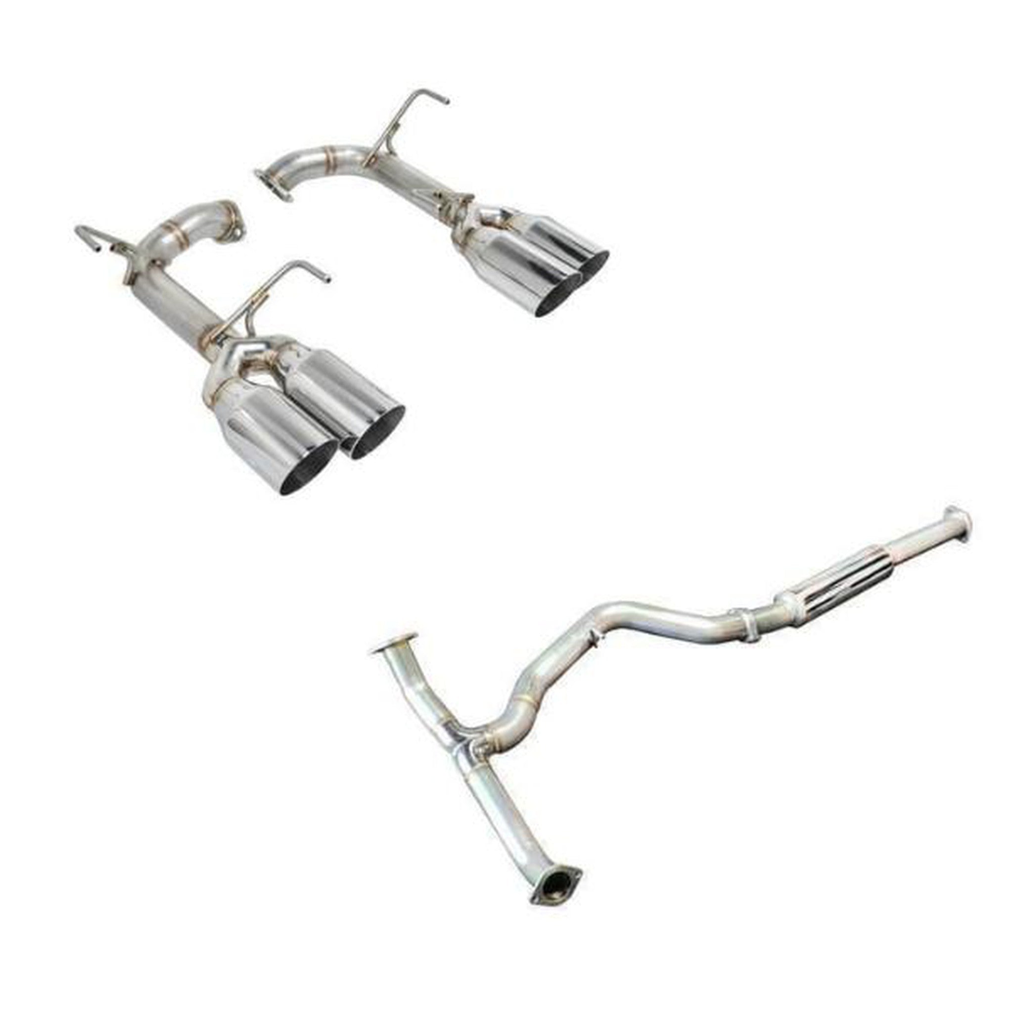 Remark Axle Back Exhaust and Midpipe Kit Subaru WRX / STI 15-21