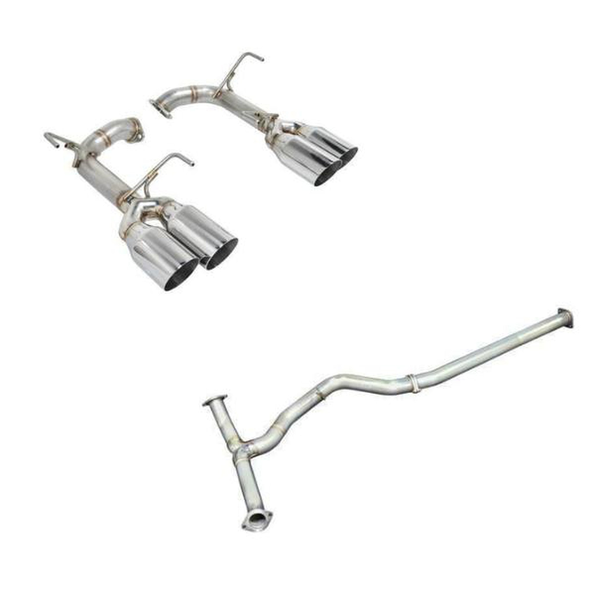 Remark Axle Back Exhaust and Midpipe Kit Subaru WRX / STI 15-21