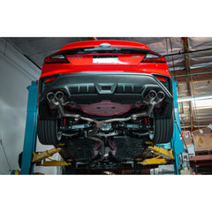 Remark Axleback Exhaust 3.5in Burnt Stainless Single Wall Tips Subaru WRX 2022-2026 | RO-TTVB-S