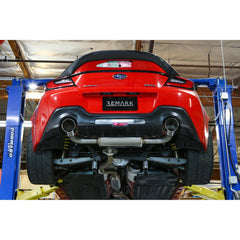 Remark Axleback Exhaust Burnt Single Wall Tips Subaru BRZ / Toyota GR86 2022-2026 | RO-TTZ8-SM