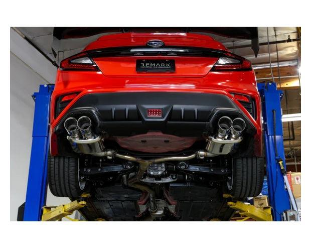 Remark Axleback Exhaust w/ Burnt Stainless Double Wall Tip Subaru WRX 22-26 | RO-TTVB-DMQ