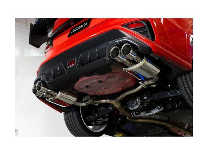 Remark Axleback Exhaust w/ Burnt Stainless Double Wall Tip Subaru WRX 22-26 | RO-TTVB-DMQ