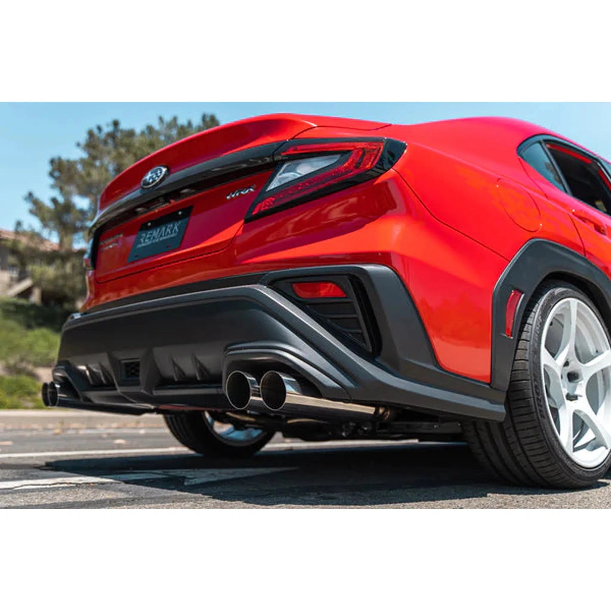 Remark Boso Axleback Exhaust Burnt Blue Stainless Tips Subaru WRX 2022-2025 | RO-TBVB-SL