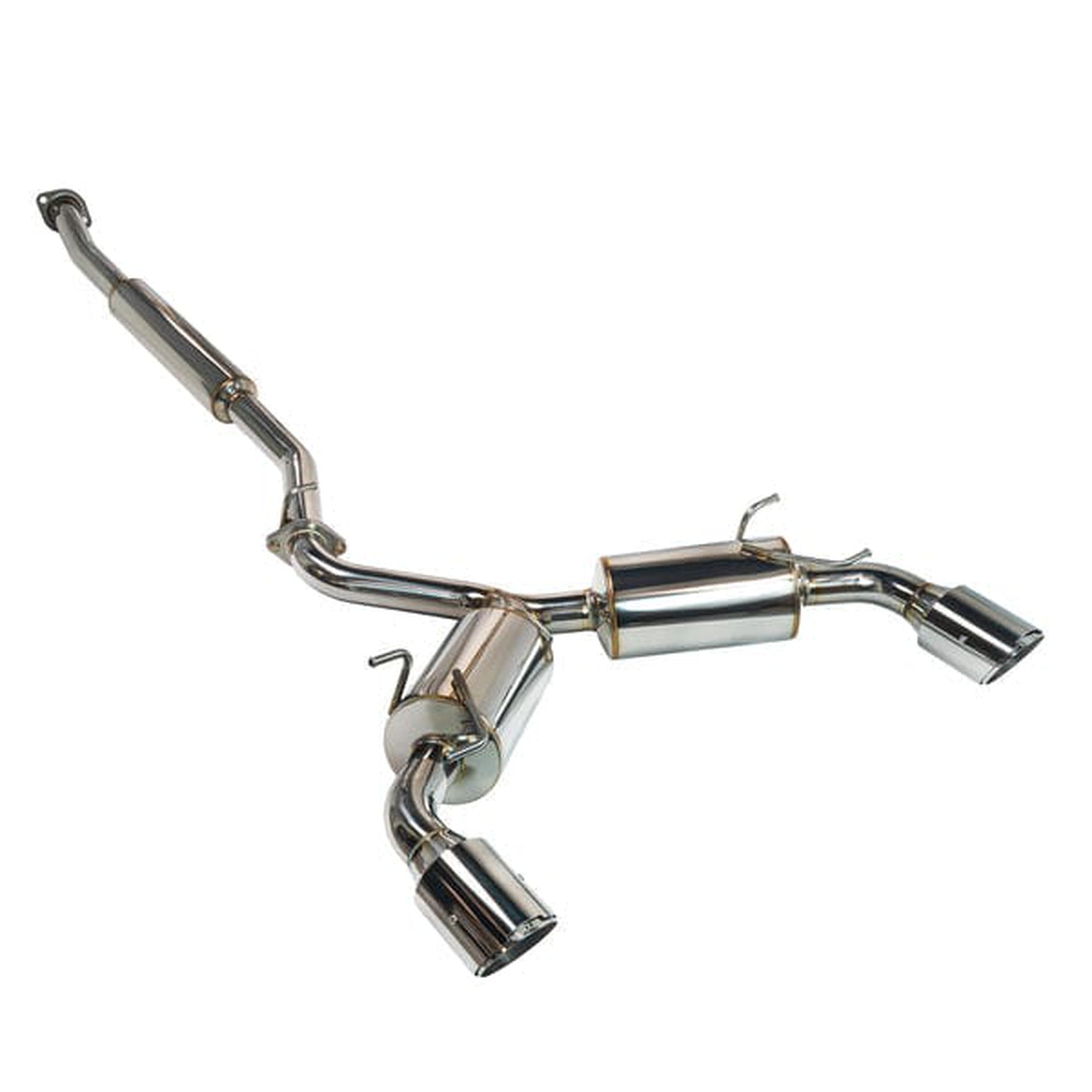 Remark Elite Spec Cat Back Exhaust w/ Polished SS Tips Subaru BRZ / Toyota GR86 / Scion FR-S 2013-2026 | RK-C2063T-04