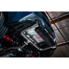 Remark GR86 / Subaru BRZ 2022-2025 Axleback Exhaust 4.5in Burnt Stainless Double Wall Toyota | RO-TTZ8-D