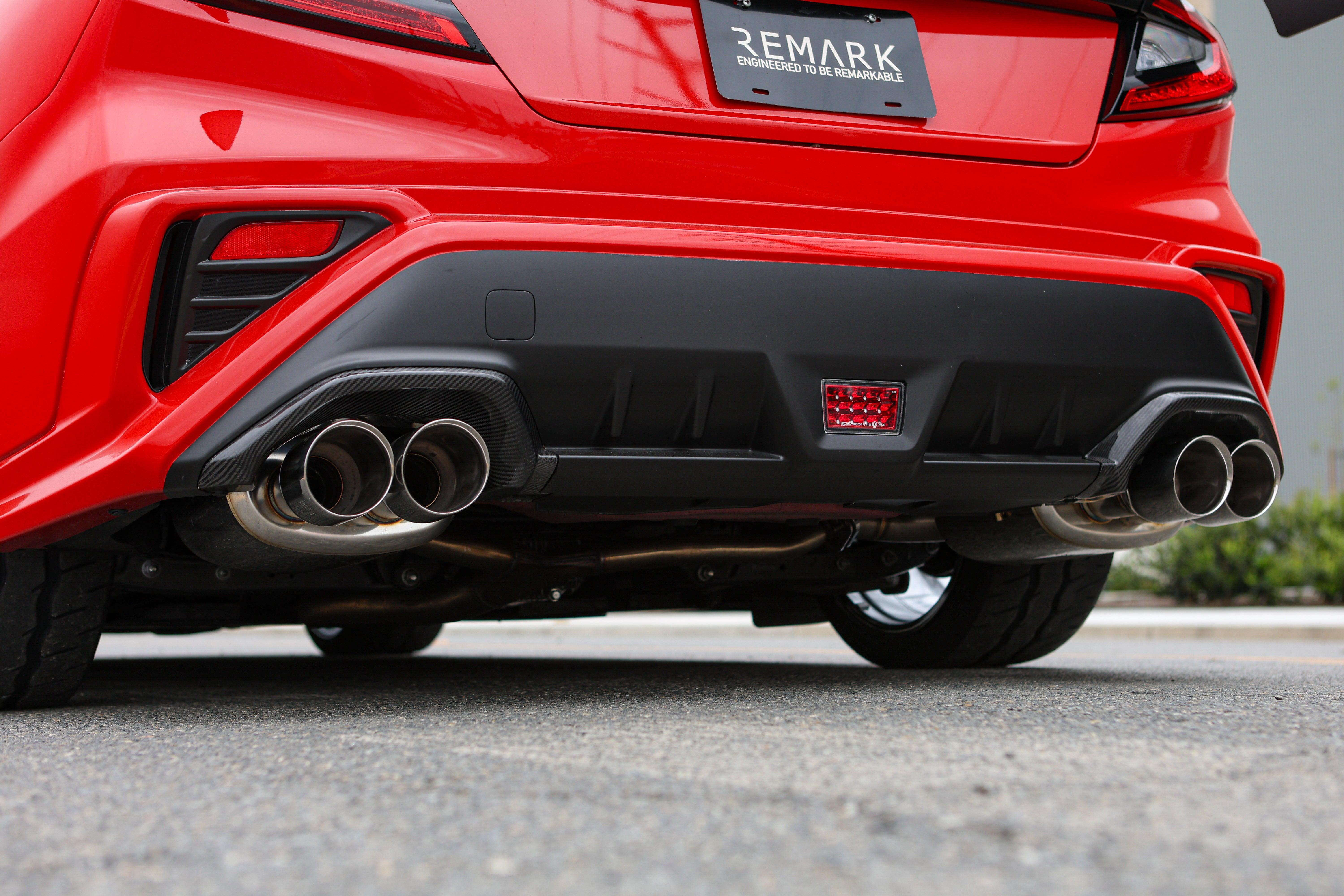 Remark Quiet Spec Axleback Exhaust w/ Stainless Double Wall Tip Subaru WRX 2022-2026