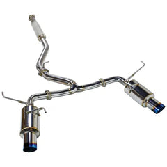 Remark R1 Spec Dual Burnt Tip with Resonator Catback Exhaust 2022-2026 WRX | RK-C2076S-03TC