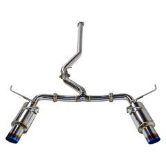 Remark R1 Spec Dual Burnt Tip without Resonator Catback Exhaust 2022-2025 WRX | RK-C2076S-03T