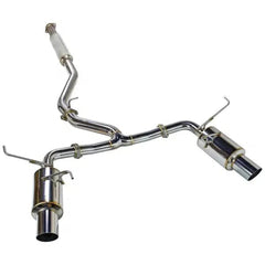 Remark R1 Spec Dual Stainless Tip with Resonator Catback Exhaust 2022-2026 WRX | RK-C2076S-03C