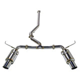 Remark R1 Spec Dual Stainless Tip without Resonator Catback Exhaust 2022-2024 WRX | RK-C2076S-03
