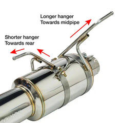 Remark R1-Spec Full Titanium Catback Exhaust With Resonator Subaru WRX 2022-2026 | RK-C1076S-03TFC