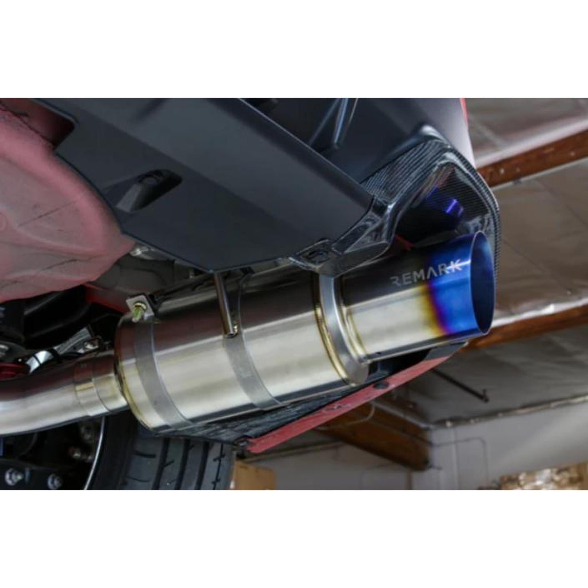 Remark R1-Spec Full Titanium Catback Exhaust without Resonator Subaru WRX 2022-2026 | RK-C1076S-03TF