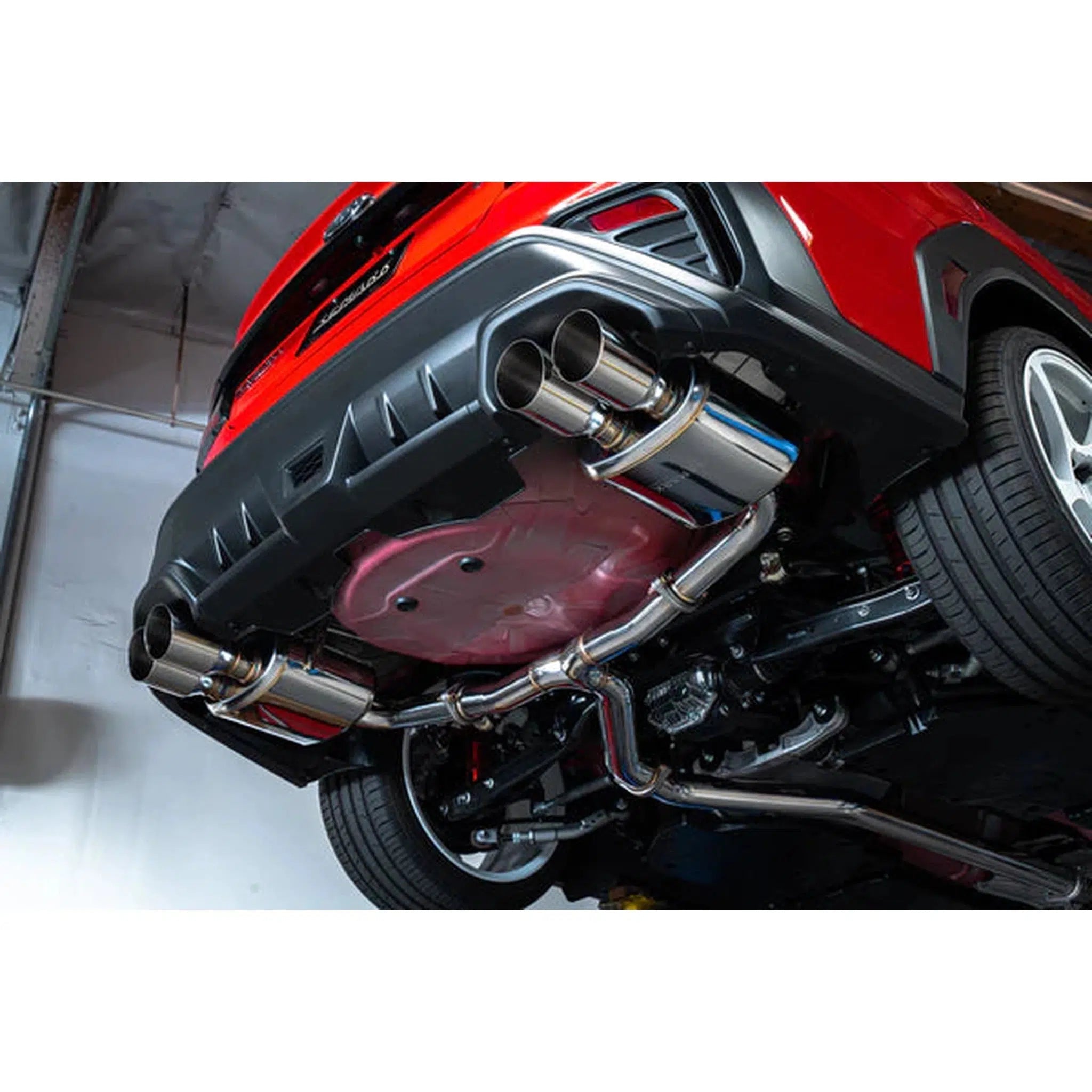 Remark Sports Touring Cat Back Exhaust Stainless Tips Subaru WRX 2022-2026 | RK-C4076S-02