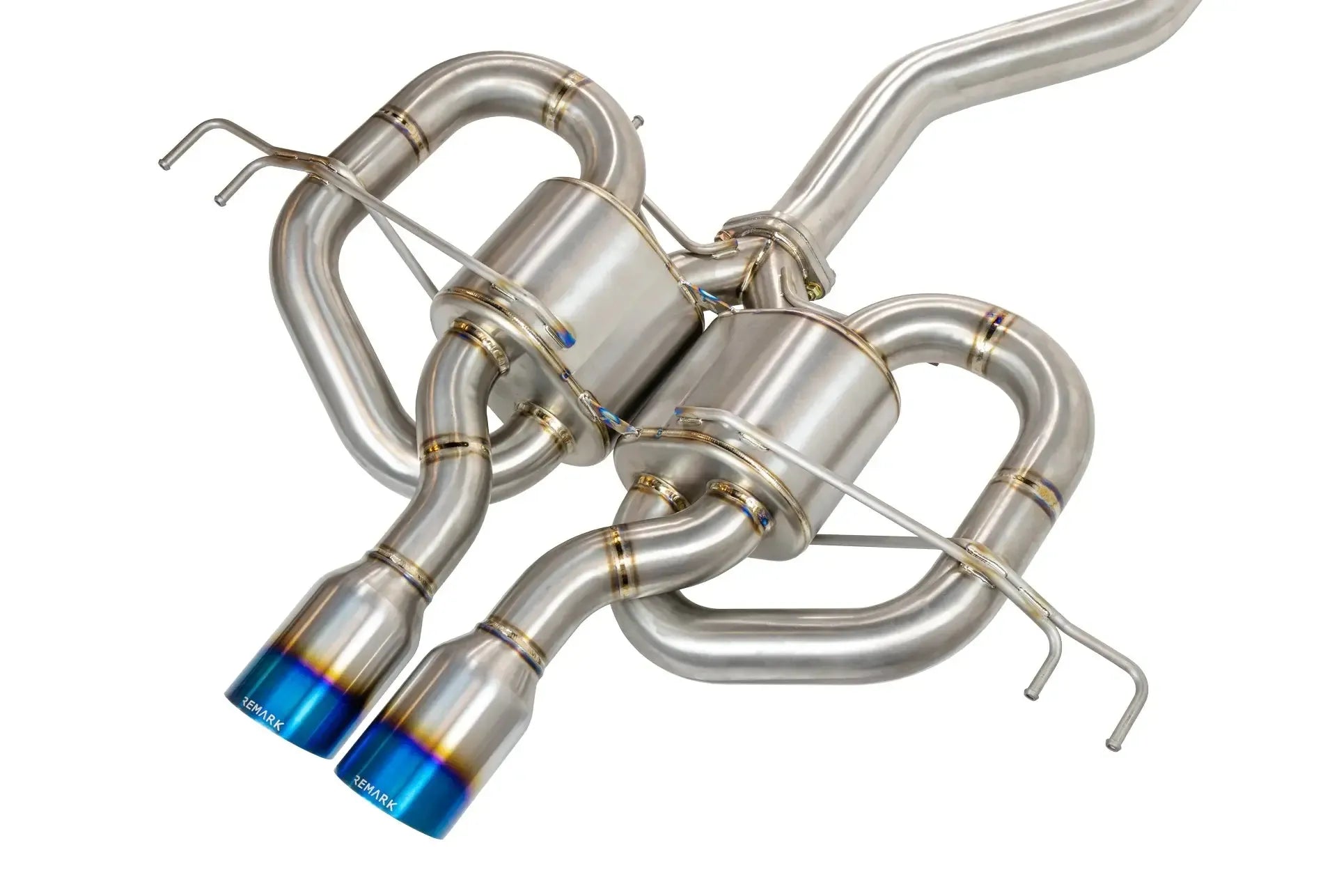 Remark Sports Touring Titanium Catback Exhaust w/ Front Pipe Honda Civic Type R 2017-2021 | RK-C2076H-01LT