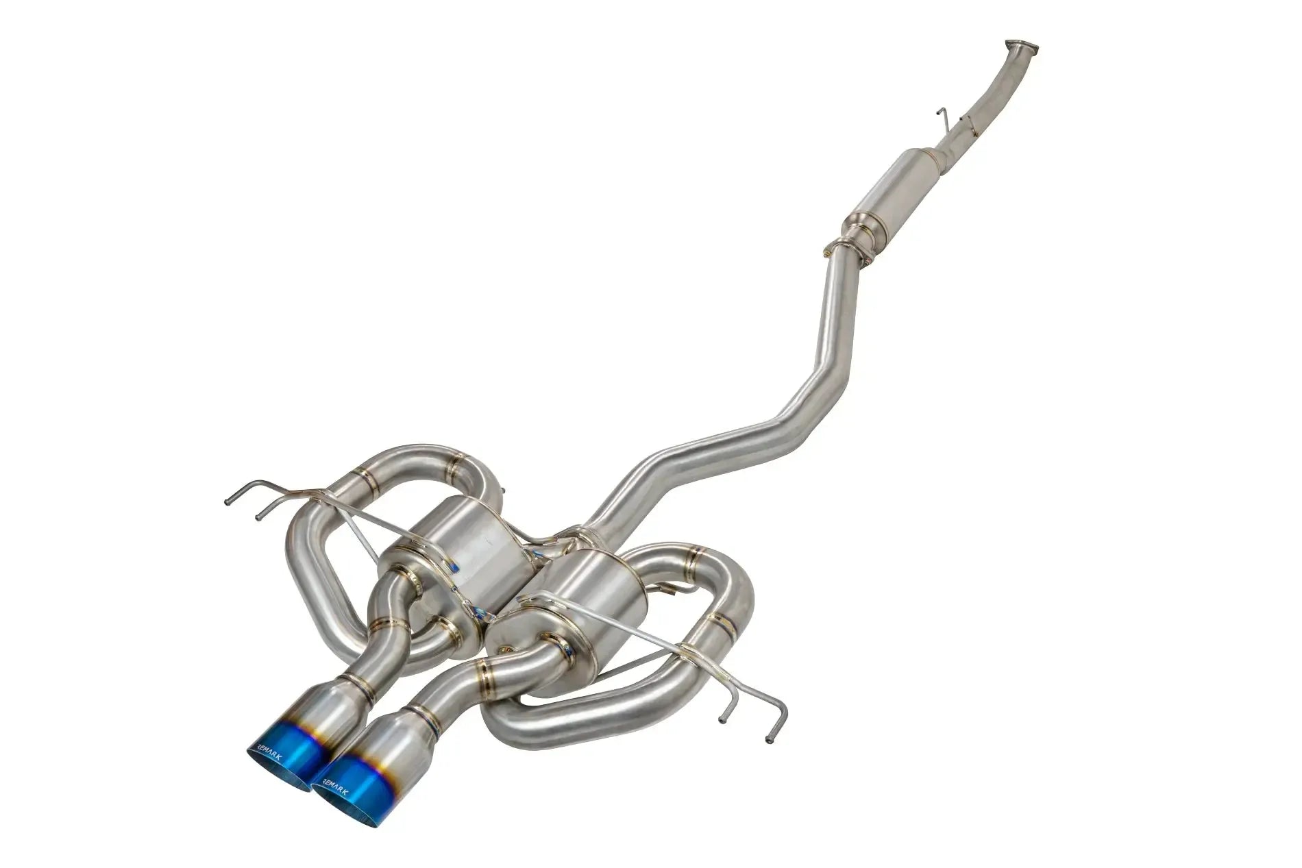 Remark Sports Touring Titanium Catback Exhaust w/ Front Pipe Honda Civic Type R 2017-2021 | RK-C2076H-01LT
