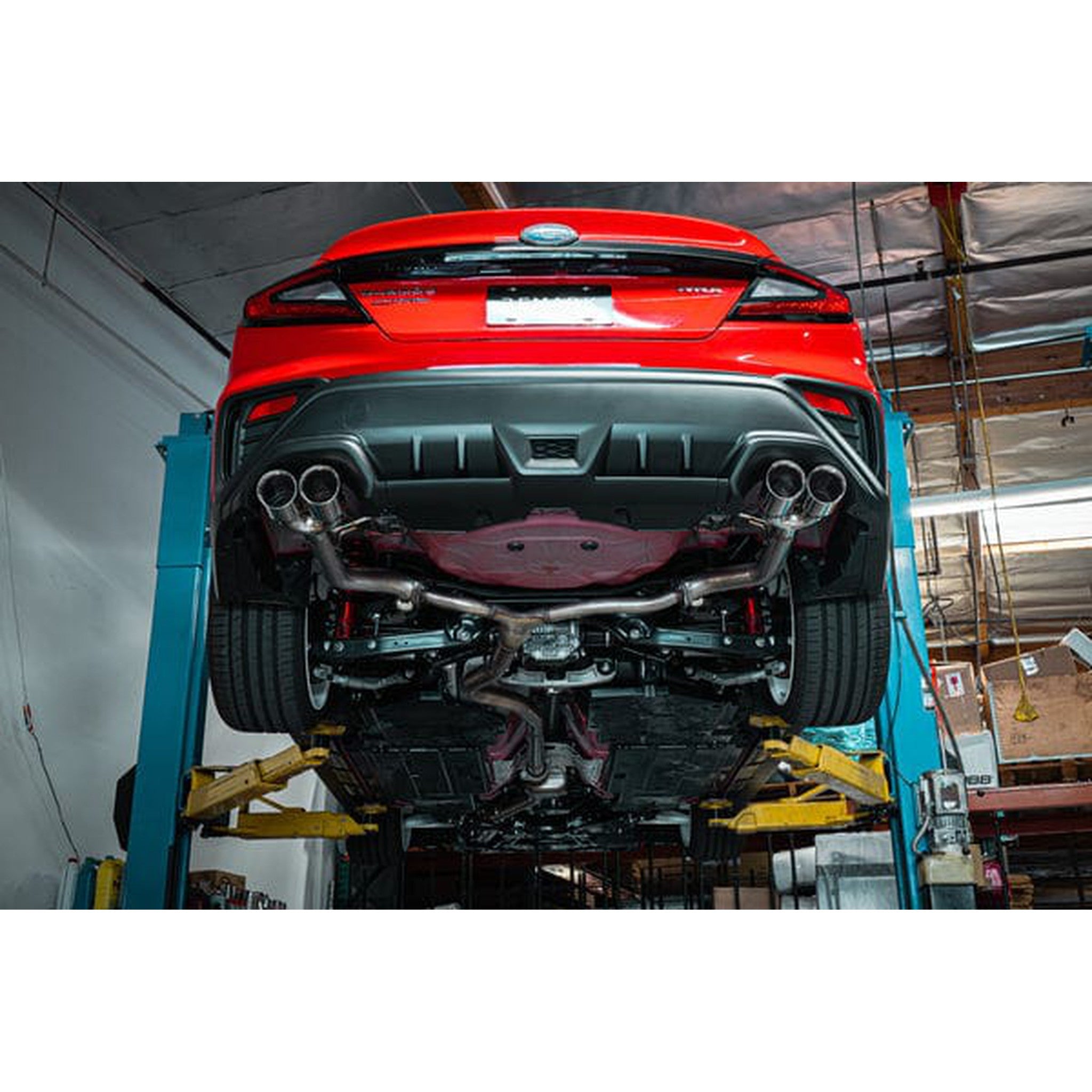 Remark Stainless Double Wall 3.5in Tips Axleback Exhaust Subaru WRX 2022-2026 | RO-TSVB-D