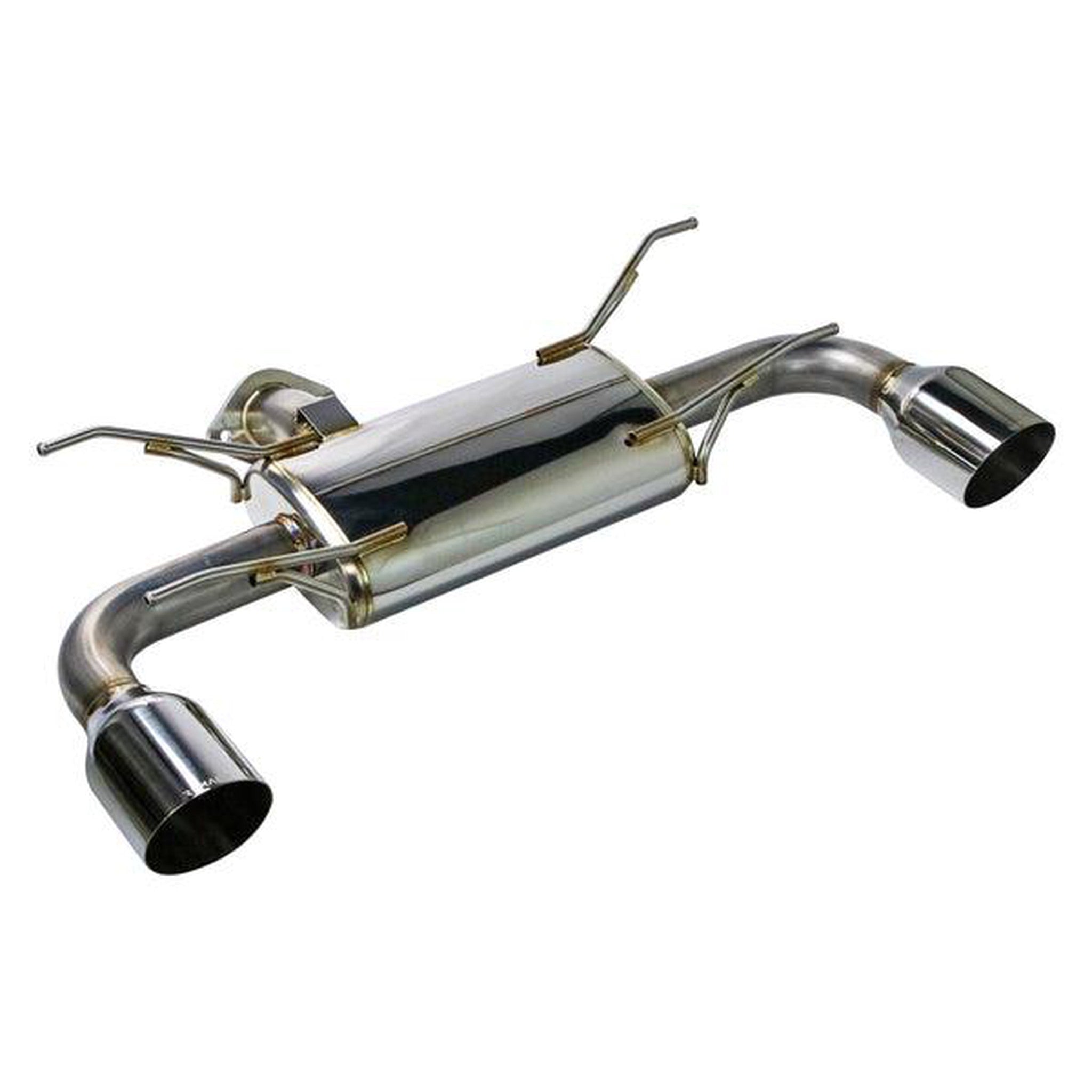 Remark Subaru BRZ/Toyota GR86 Axle-Back Exhaust - Stainless Single Wall Tips| RO-TSZ8-SM