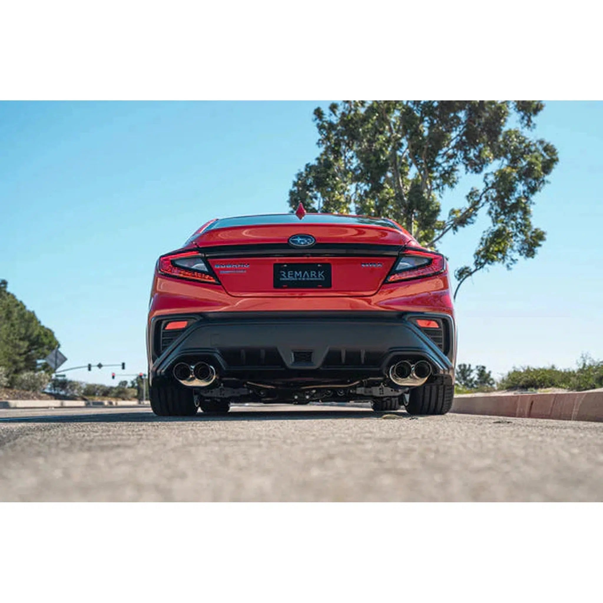 Remark WRX 2022-2026 Muffler Axleback Exhaust Stainless Double Wall 3.5in Tips Subaru | RO-TSVB-DM