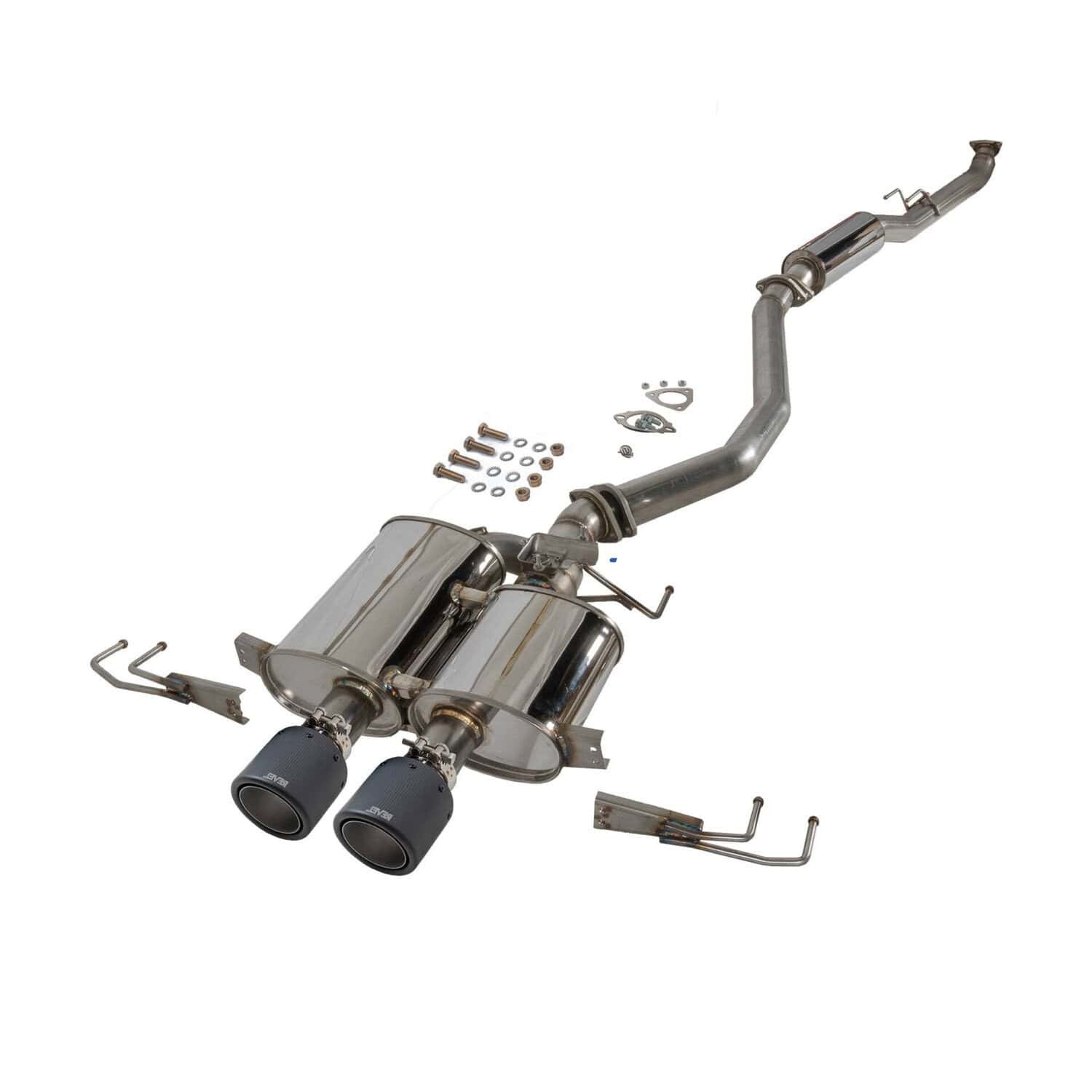 Revel Medallion Touring Premier Carbon Tips Cat Back Exhaust Honda Civic Type R 2023-2025 | T71209C