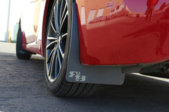 RokBlokz Original Rally Mud Flaps Black Flaps/Red Logo Subaru BRZ / Scion FR-S 13-16
