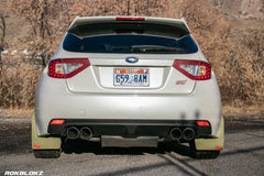 RokBlokz Original Rally Mud Flaps Bright Blue Flaps/Black Logo 08-14 Subaru STI Hatch / 11-14 WRX Ha