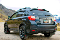 RokBlokz Original Rally Mud Flaps Bright Blue Flaps/Black Logo Subaru Crosstrek XV 2013-2017