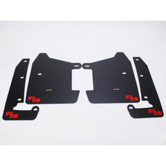 RokBlokz Short Rally Mud Flaps Deep Blue Flaps White Logo Subaru 2022-2026 WRX | S-VB-S-DBL/WHT