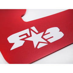RokBlokz Short Rally Mud Flaps Red Flaps White Logo Subaru 2022-2026 WRX | S-VB-S-RED/WHT