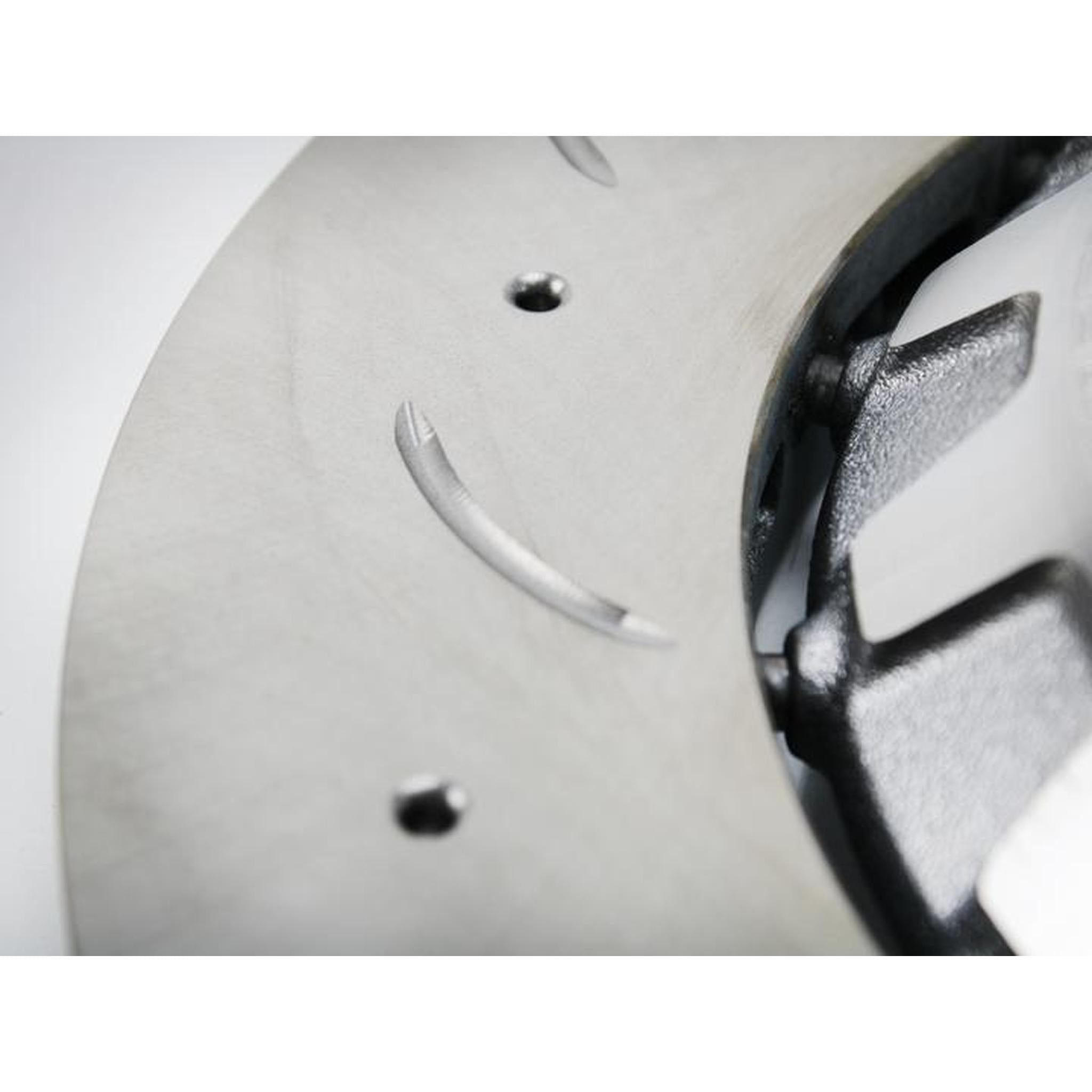 SHW Front Drilled-Slotted Lightweight Brake Rotor Subaru STI 18-21 and 2024+ WRX TR| SFX41002