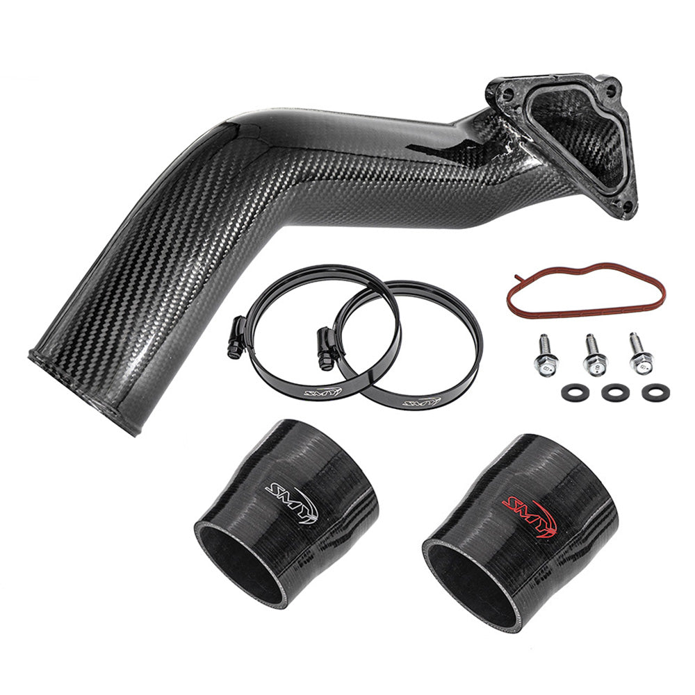SMY BBC Carbon Fiber Top Mount Intercooler Pipe 2022-2026 WRX | SMY-BBC-VBCF