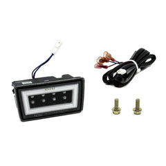 SMY F1 V3 Hyperflash Rear Brake Light (RBL) Smoked w/ DRL White Light Bar Subaru WRX / STI Sedan 2011-2014